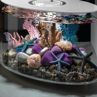 Biorb akvárium dekor mohás kavicsok - lila