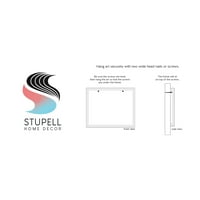 Stupell Industries GNOME ünnepnapok hópelyhek grafikus művészet fekete keretes művészet nyomtatott fali művészet, tervezés: