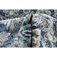 Egyedi szövőszék Augustus újdonság Hagyományos terület szőnyegek, kék