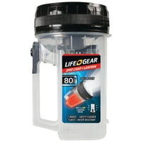 Life + Gear LG03-10161-CLE 80-Lumen AR-Tech Spotlight + Lantern & UPG AA Pack