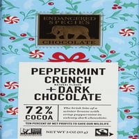 Veszélyeztetett Fajok Csokoládé Étcsokoládé Borsmenta Crunch Pingvinnel, Oz