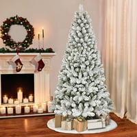 6 ' özönlöttek Virginia fenyő mesterséges karácsonyfa Állvánnyal, Zöld