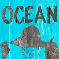 Óceán kék Poszter Nyomtatás Sheldon Lewis