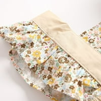 Lány ruhák Fly ujjú Virágos Leopárd virágos táska fing új otthoni padló feltérképezés ruhák lányoknak
