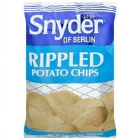 Snyder, Berlin Gluténmentes Ripped Burgonya chips, Oz