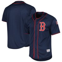 Férfi haditengerészet Boston Red So gombos baseball mez