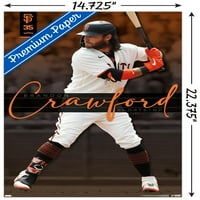 San Francisco Giants-Brandon Crawford Fali Poszter, 14.725 22.375
