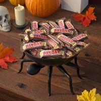 Payday Csokoládéval Borított Földimogyoró Karamell Snack Méret Halloween Csokit, 10. oz táska