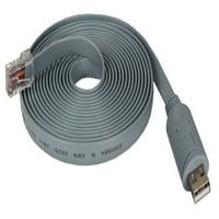 10ft USB RJ Cisco Rs Soros Rollover kábel, szürke